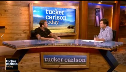 Tucker Carlson interviews Dave Pornoy on Fox Nation's Tucker Carlson Today