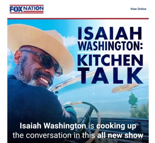 Isaiah Washington Fox Nation